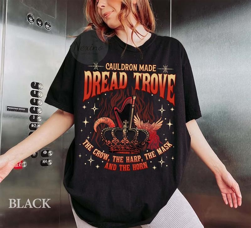 Nesta Archeron ACOTAR Cauldron Blessed Lady Death Band Shirt | Sarah J Maas Velaris Crescent City Rhysand Cassian SJM...