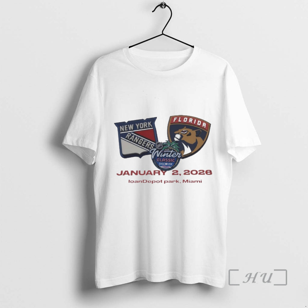 New 2026 Discover Nhl Winter Classic Florida Panthers And New York Rangers January 2 Loandepot
