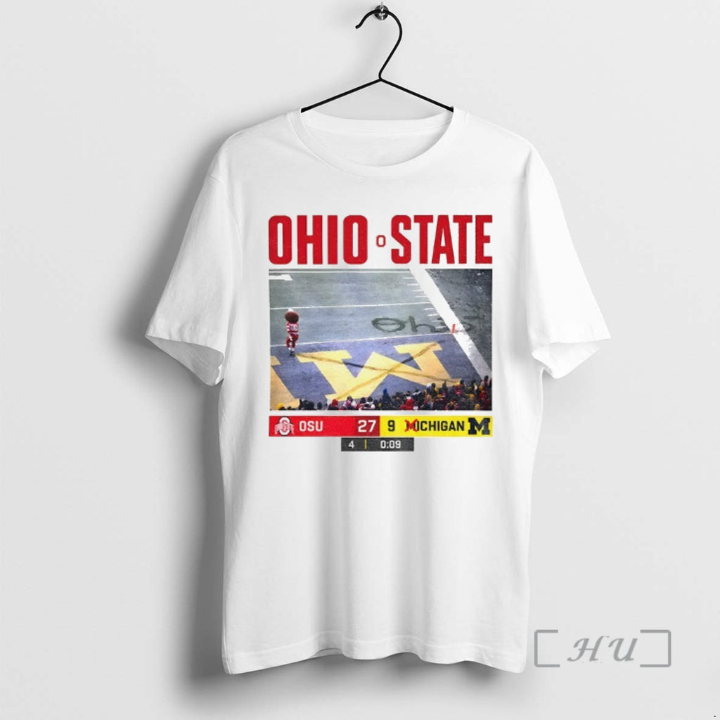 New Brutus Ohio State Snow Fan Brutus Vs Michigan Game Day Erase The M Premium