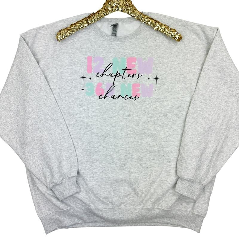 New Chapters & Chances Gildan Sweatshirt T-Shirts, Hoodie | HypeDripTees.com