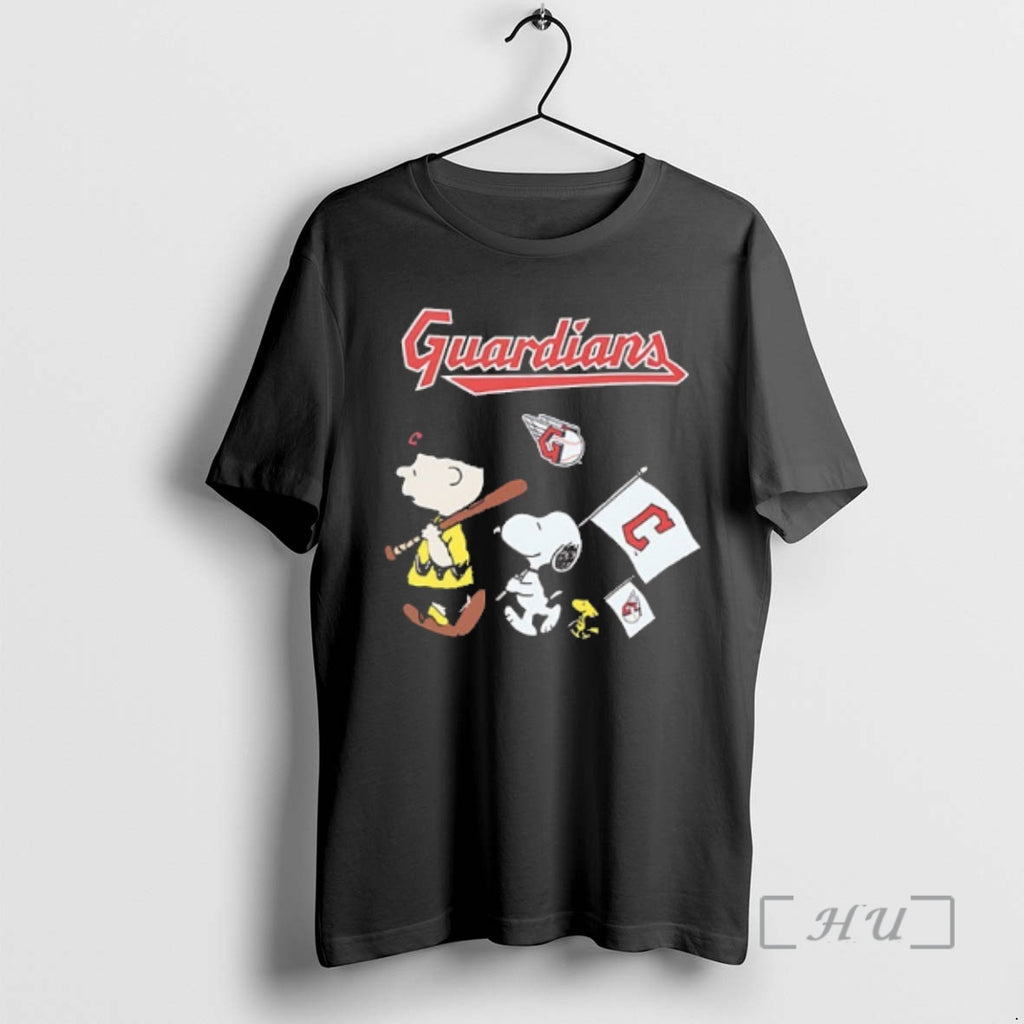 New Cleveland Guardians X Peanuts Flag 2 Sided