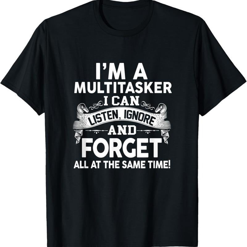 New Creative Short Sleeve I'm versatile, I can hear, I can see, I can forget T-shirt style 02 Hoodie, Sweatshirt