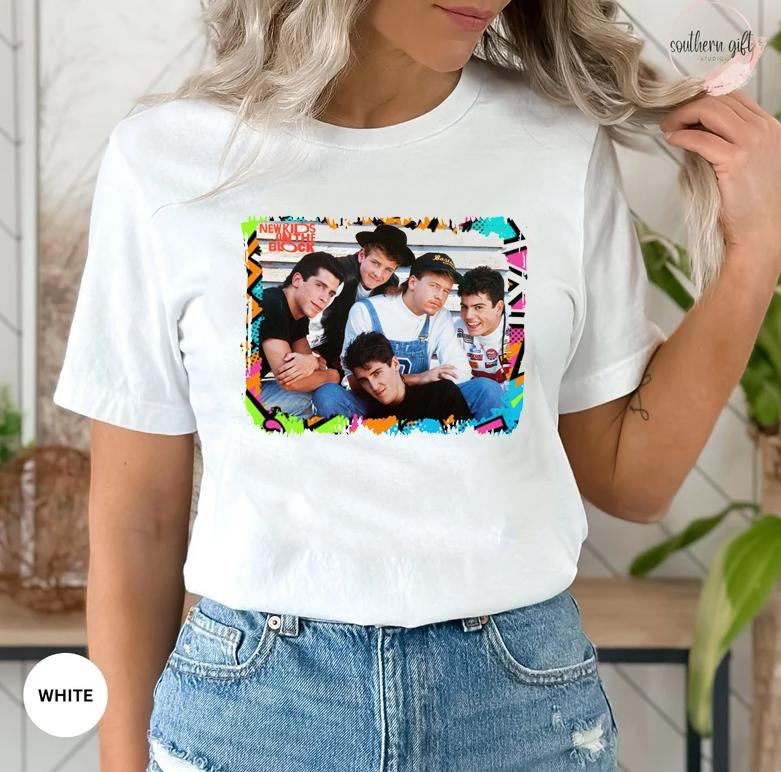 New Kids On The Block NKOTB Bleached Shirt Blockhead OOTD Hoodie, Sweatshirt | HypeDripTees.com