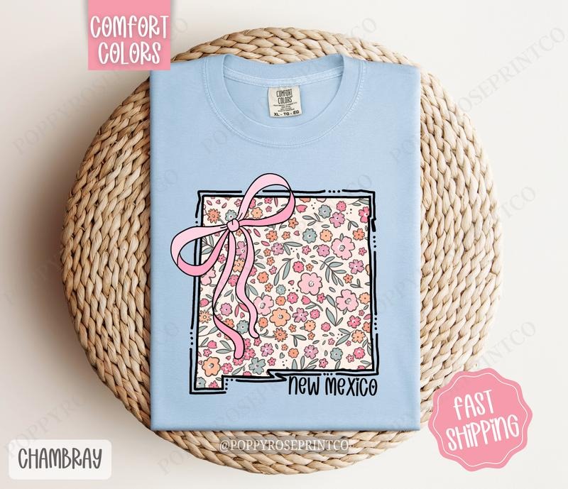 New Mexico Comfort Colors State Cute New Mexico Shirt New Mexico New Mexico Shirt T-Shirts, Hoodie, Sweatshirt