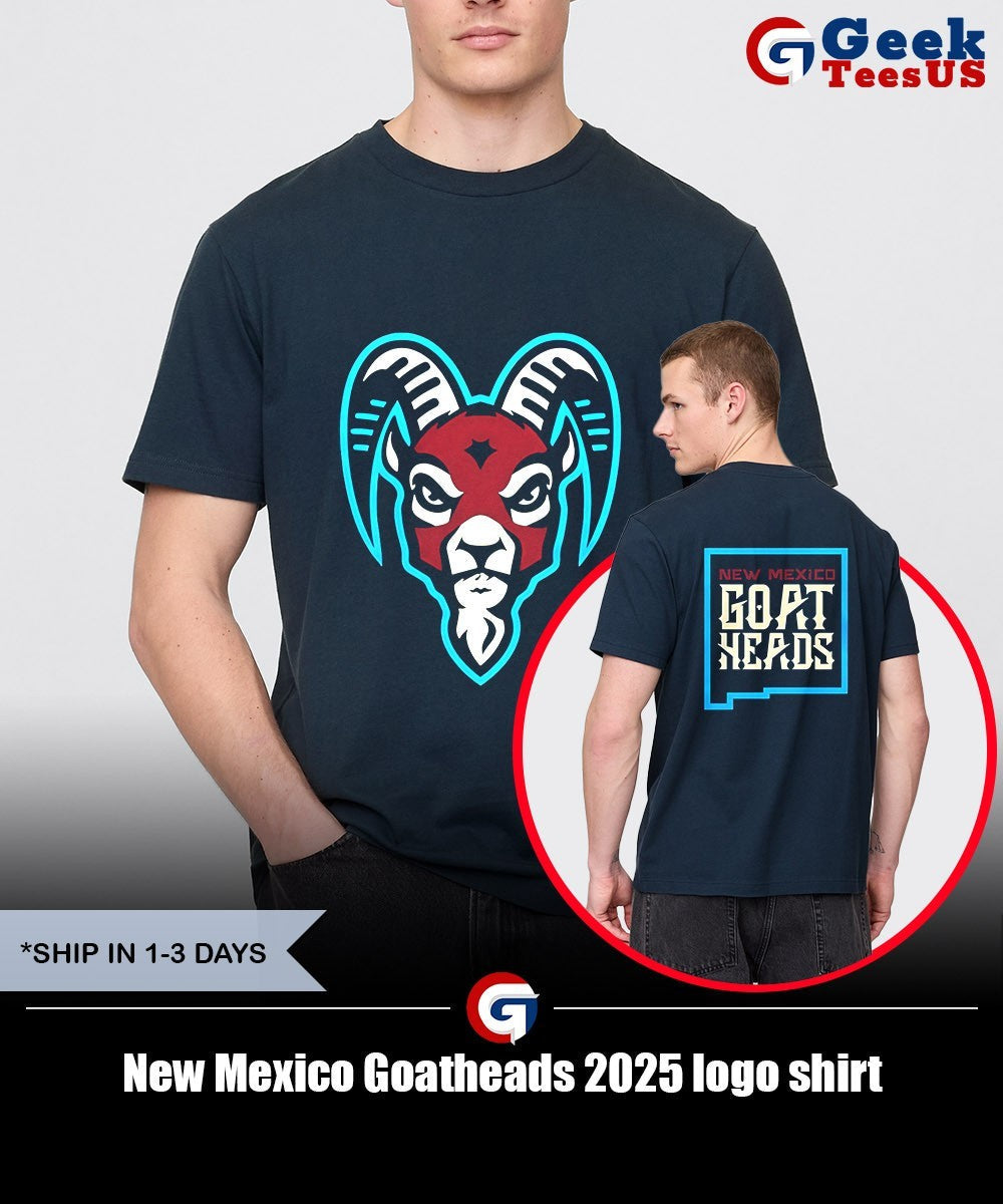 New Mexico Goatheads 2025 logo shirt