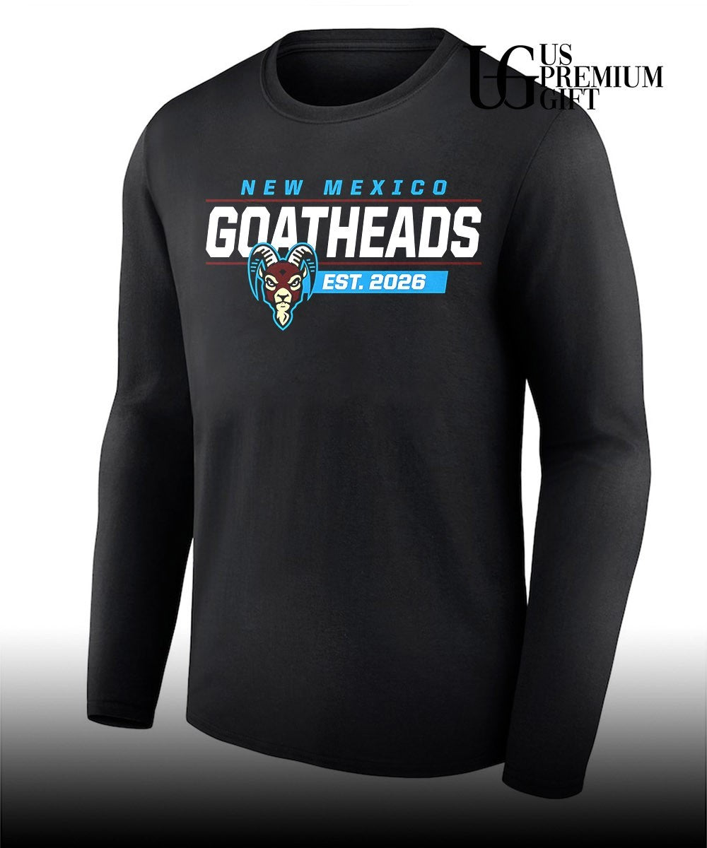 New Mexico Goatheads Est 2026 logo shirt