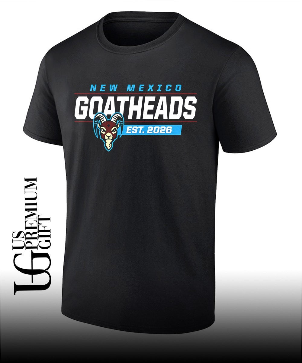 New Mexico Goatheads Est 2026 logo shirt