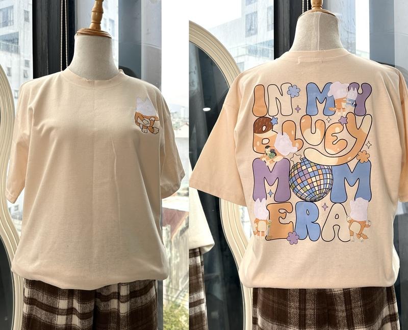 New Mom And Dad T-Shirt, Blue Mom and Dad Music Shirt, Trend Blue Cartoon Parents Shirt Hoodie, Sweatshirt | HypeDripTees.com