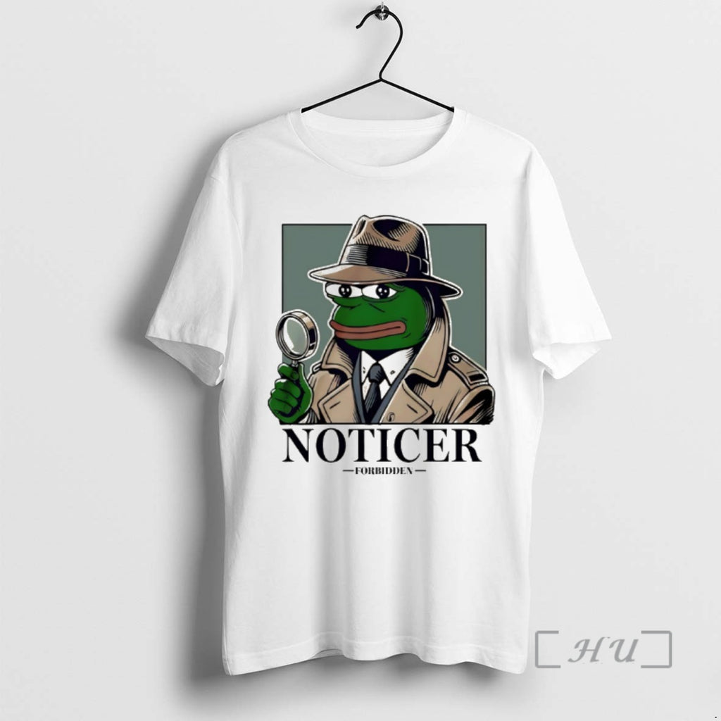 New Noticer Pepe Forbidden Frog Meme