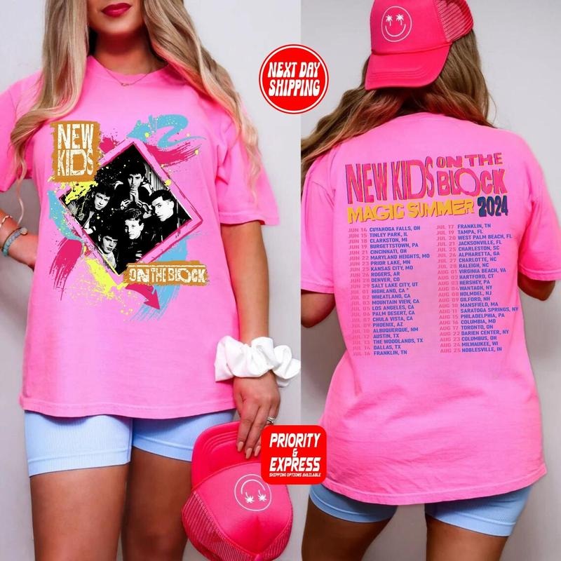 New On The Block TShirt, Retro Band Tee, Old School Boy Band, Pop Band Shirt,  NKOTB Shirt, Summer Carnival 2024 Hoodie,...