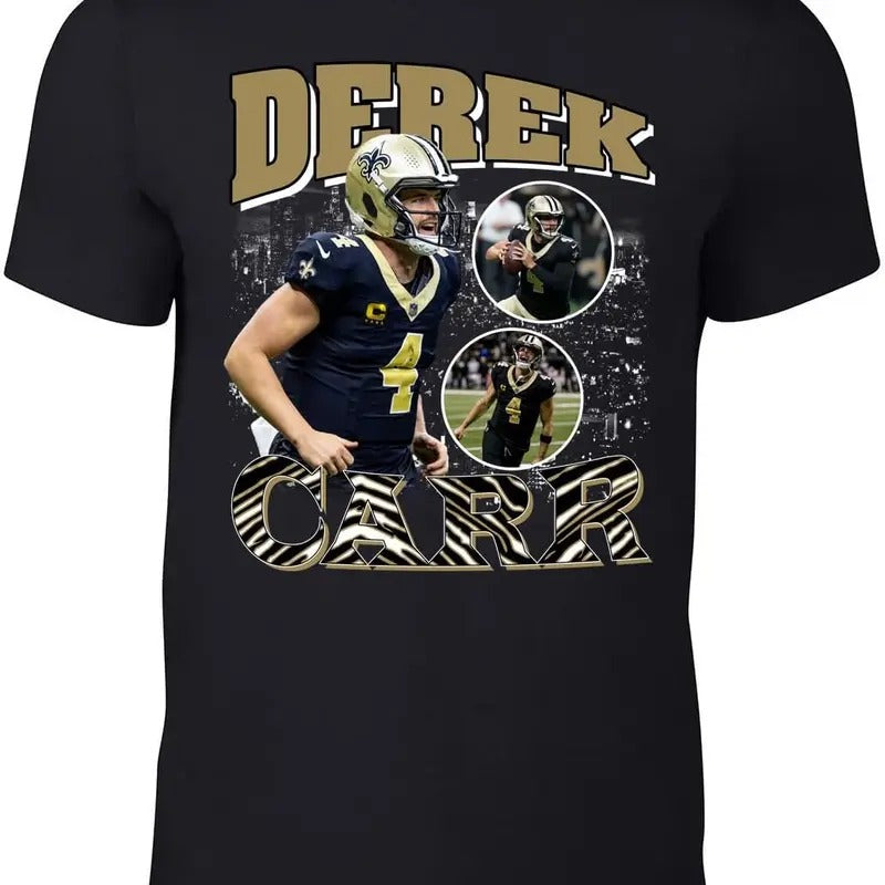 New Orleans Derek Carr Bootleg Style T-Shirt Hoodie, Sweatshirt | HypeDripTees.com