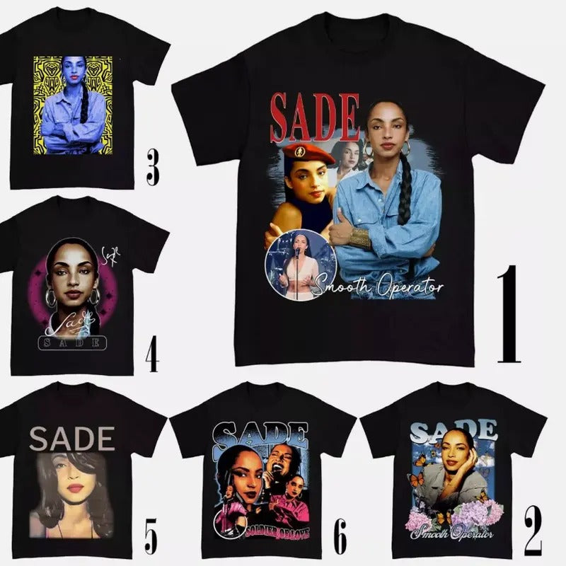 New Popular Sade Adu S-3XL T-Shirt, Fan Gift, Custom Style Shirt Hoodie, Sweatshirt | HypeDripTees.com