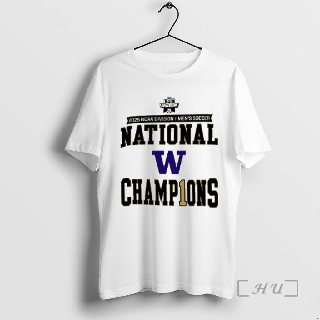 New Washington Huskies 2025 Ncaa Di Mens Soccer Season National Champions Premium T Shirts Sweater