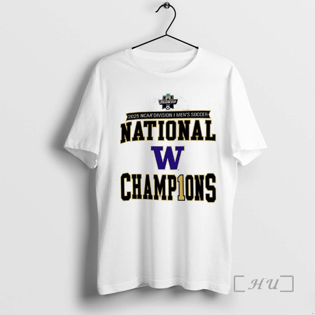 New Washington Huskies 2025 Ncaa Division Mens Soccer National Champions