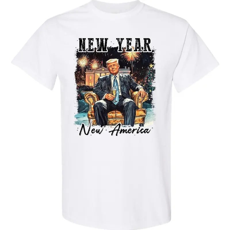 New Year New America T-Shirt Hoodie, Sweatshirt | HypeDripTees.com