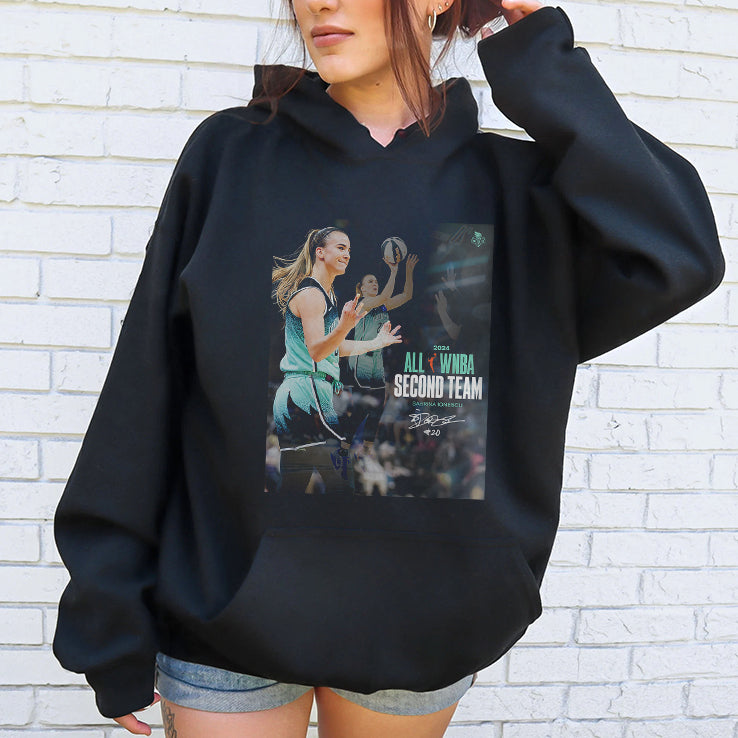 New York Liberty 2024 All WNBA Second Team Sabrina Ionescu Signature Shirt