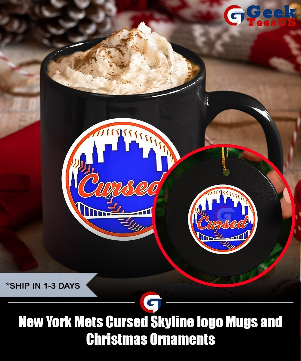 New York Mets Cursed Skyline logo shirt