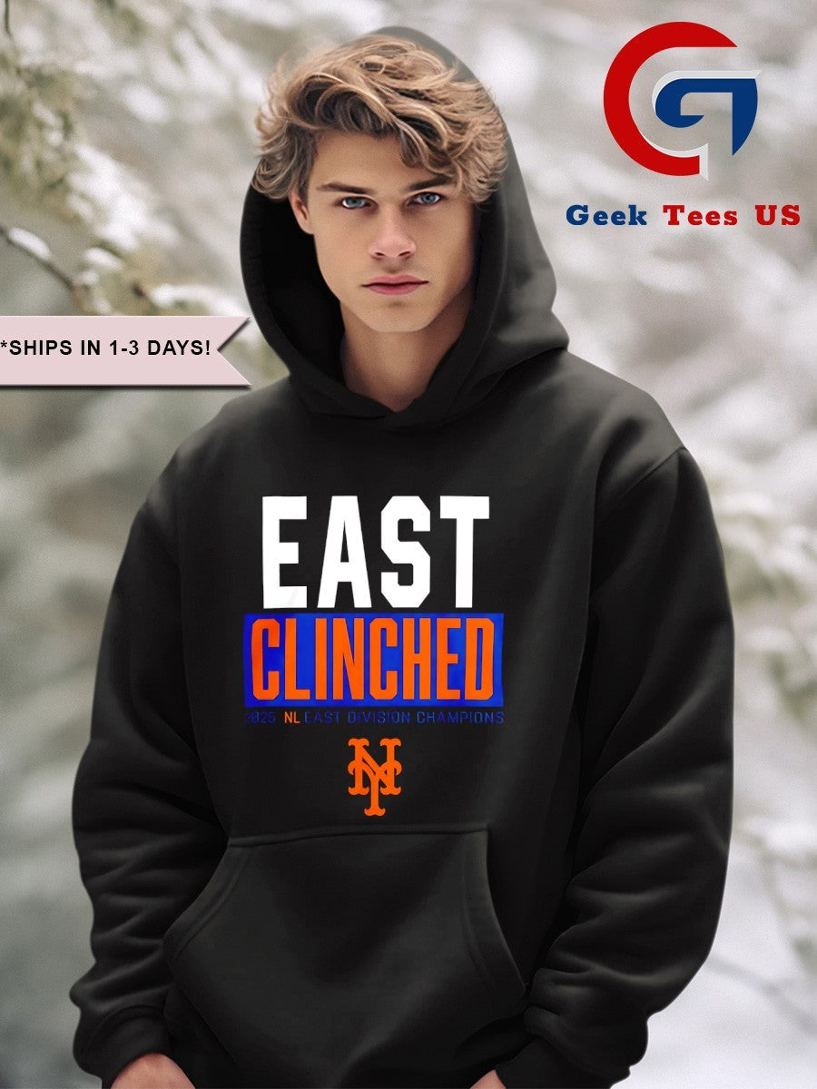 New York Mets Playoffs Clinched NL East Division Champions 2025 shirt