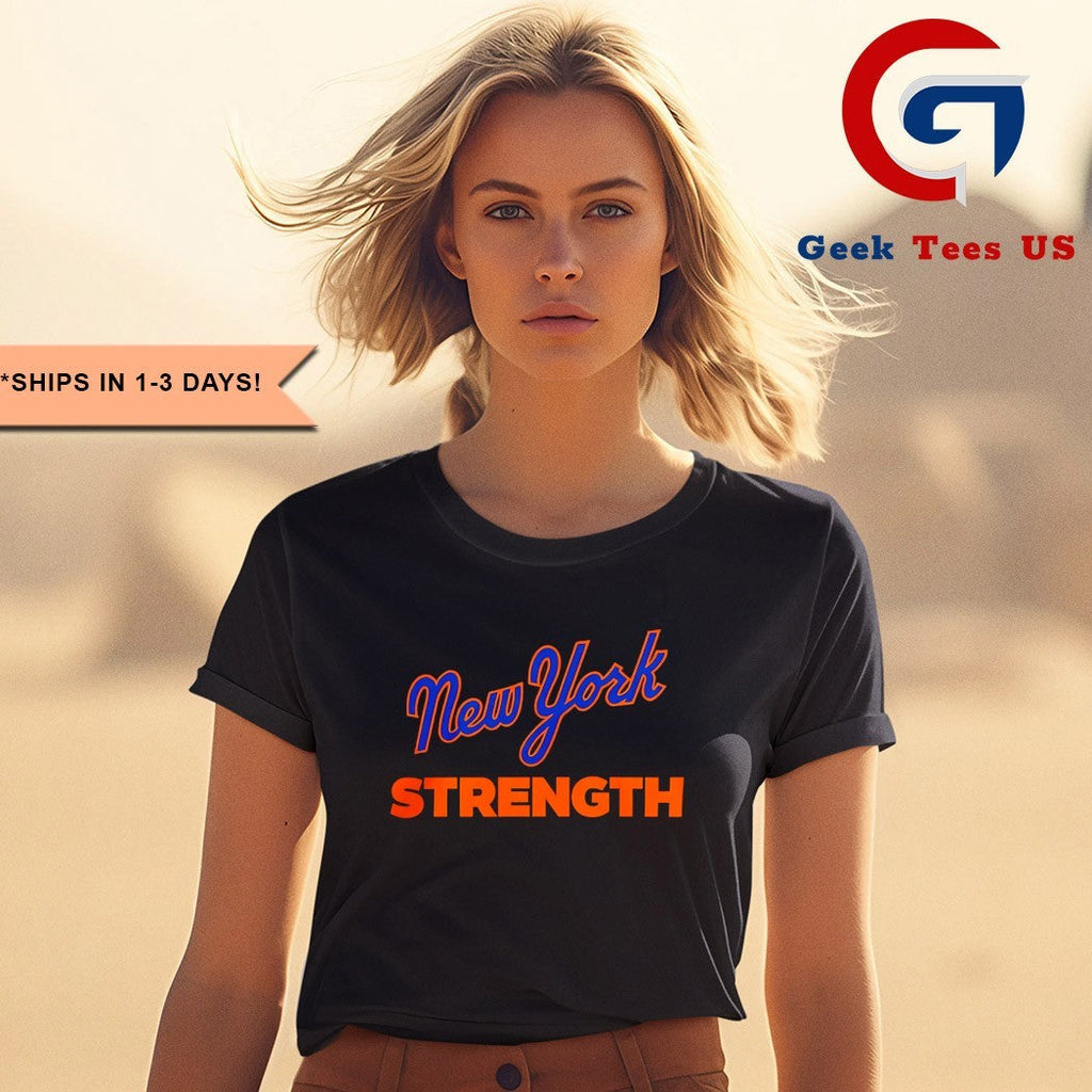 New York Mets Strength MLB logo shirt