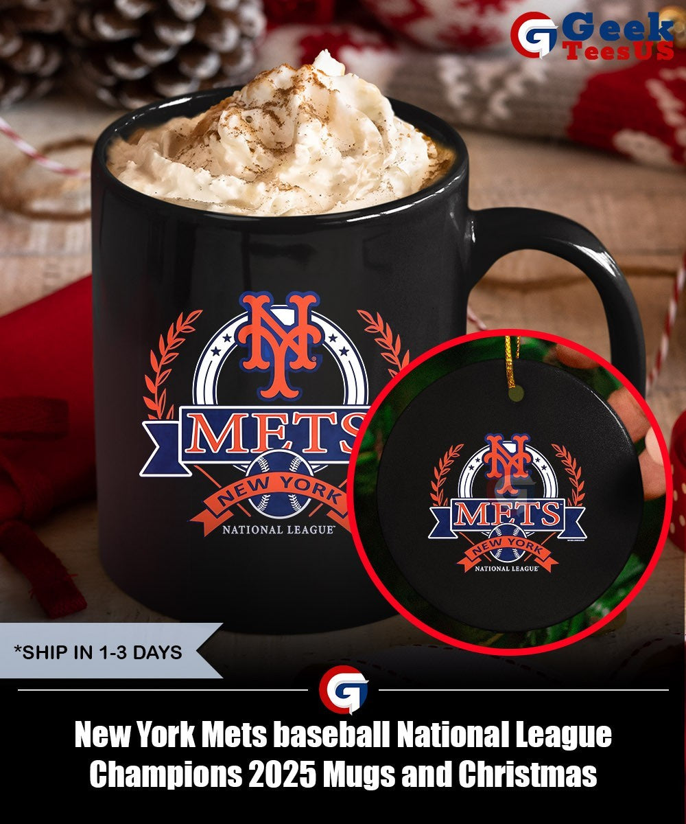 New York Mets baseball National League Champions 2025 shirt