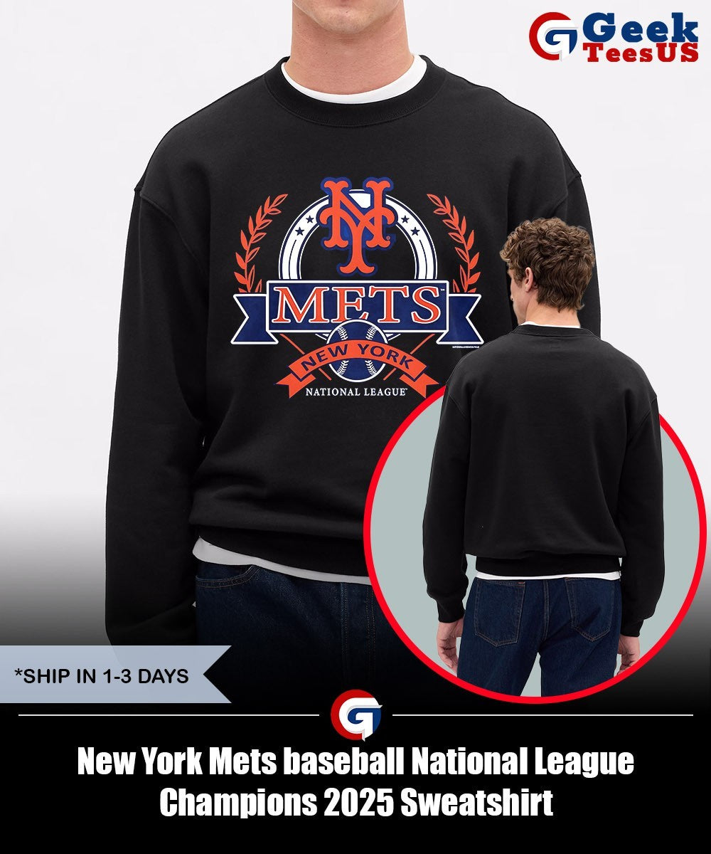 New York Mets baseball National League Champions 2025 shirt
