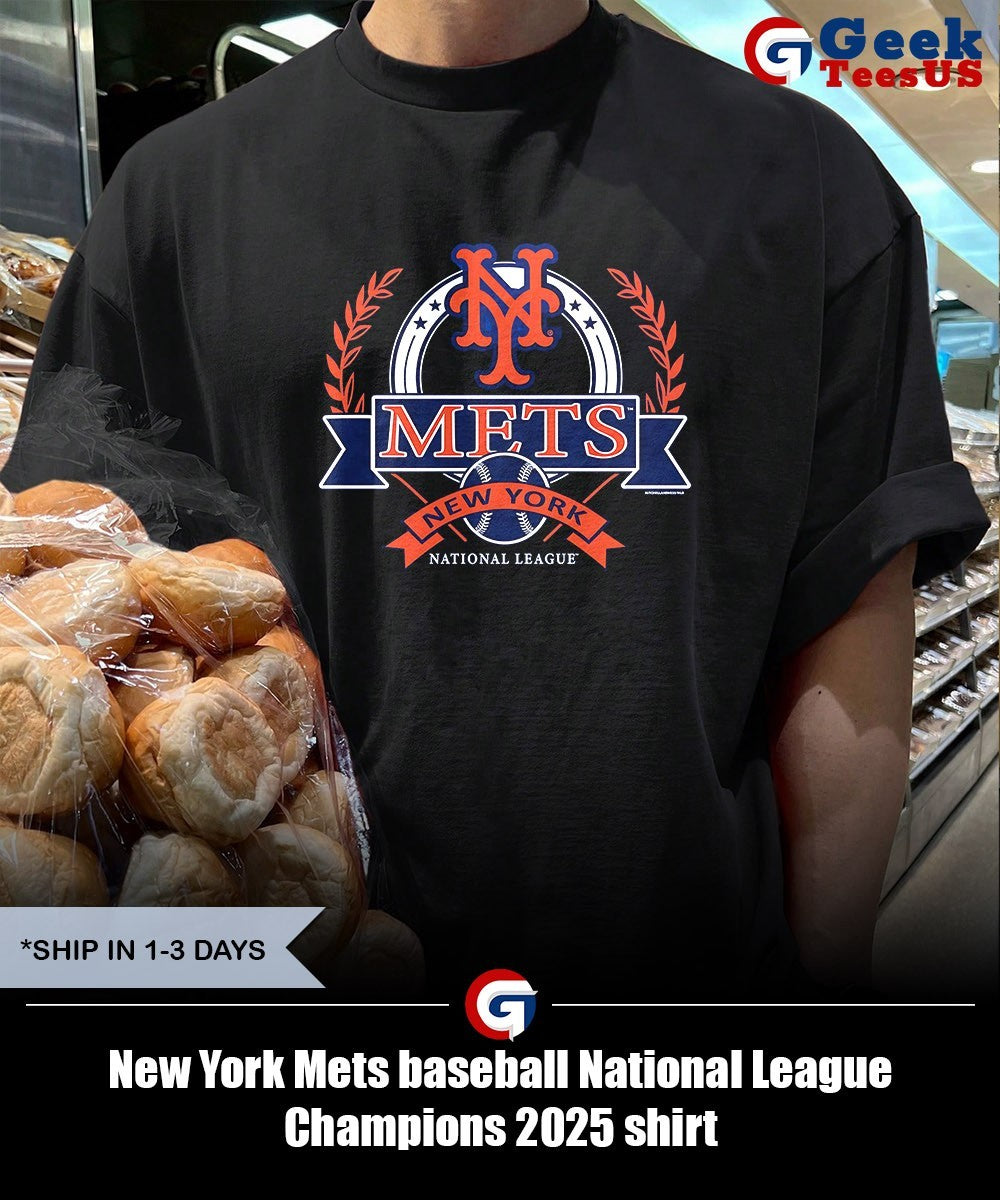 New York Mets baseball National League Champions 2025 shirt
