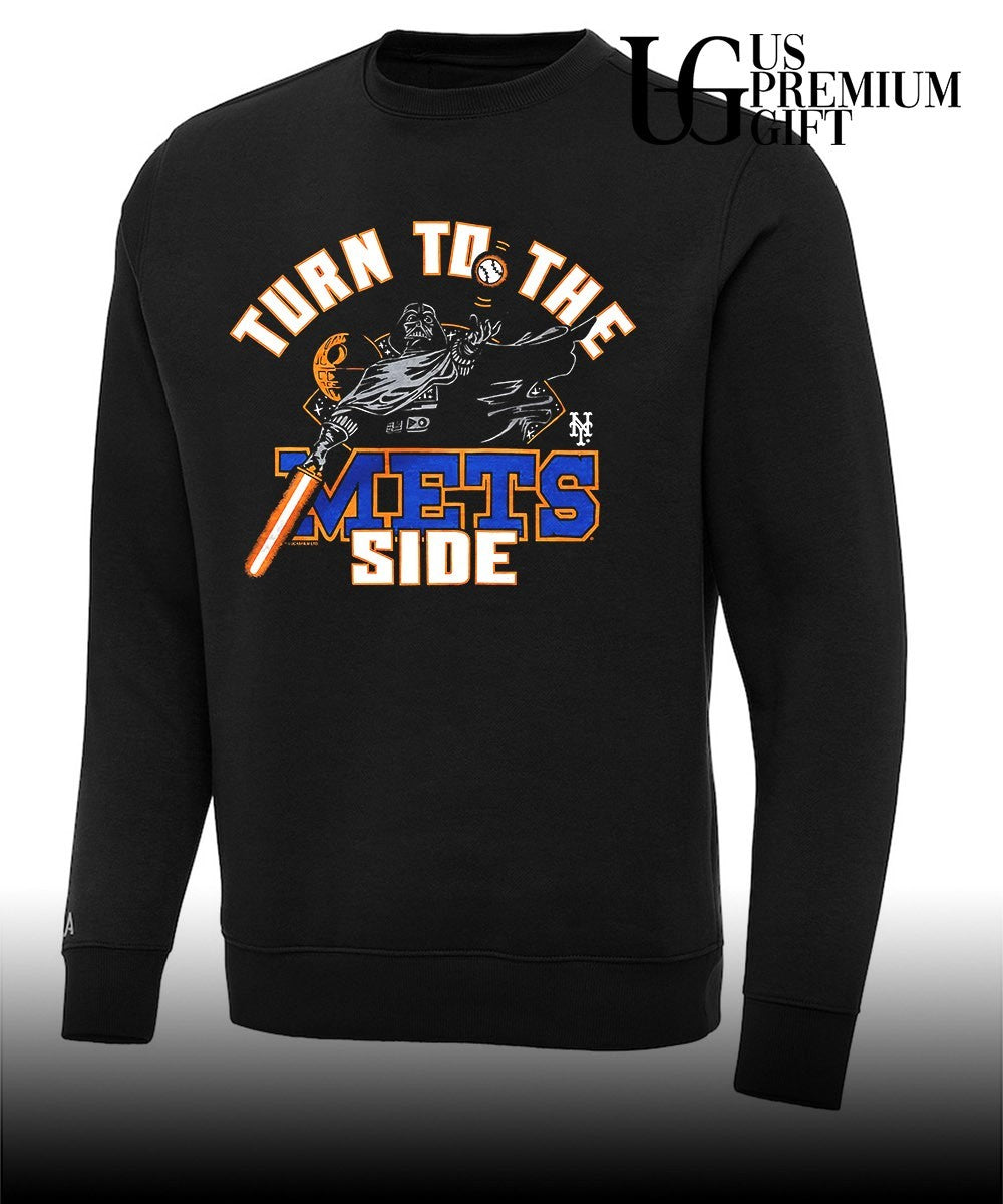 New York Mets turn to the Mets side Darth Vader shirt