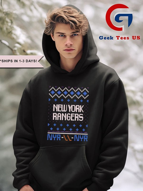 New York Rangers hockey NYR NYR ugly Christmas 2025 shirt