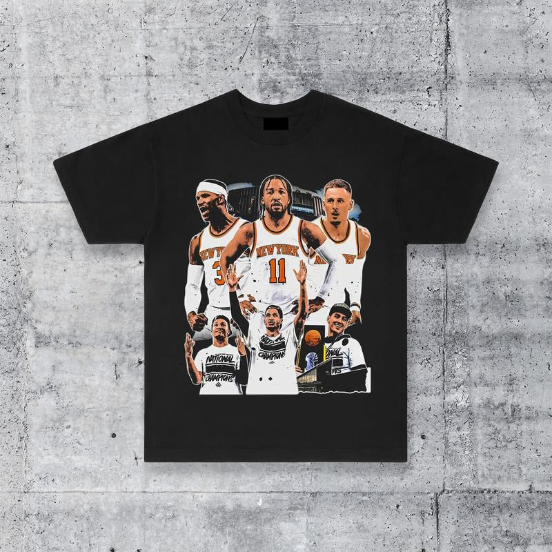 New York Villanova Basketball Vintage Jjalen Brunson Josh Hart Donte Divincenzo Slam Cover Knicks Basketball Fans Short Sleeve Shirt T-Shirts, Hoodie, Sweatshirt