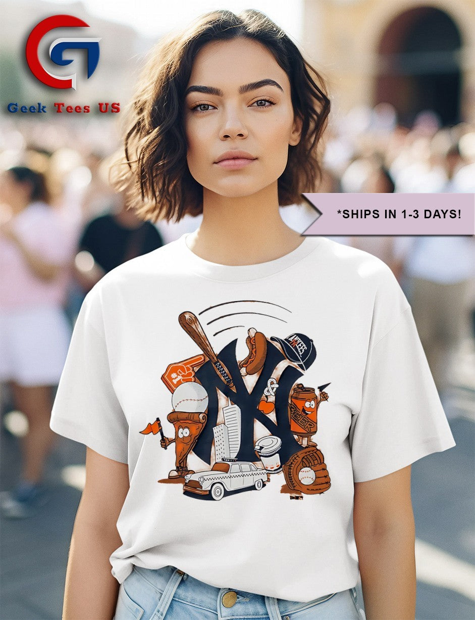 New York Yankees MLB Skyline shirt