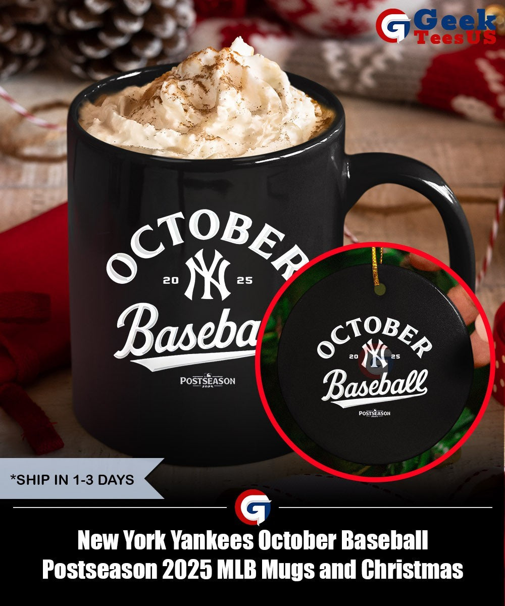 New York Yankees October Baseball Postseason 2025 MLB shirt