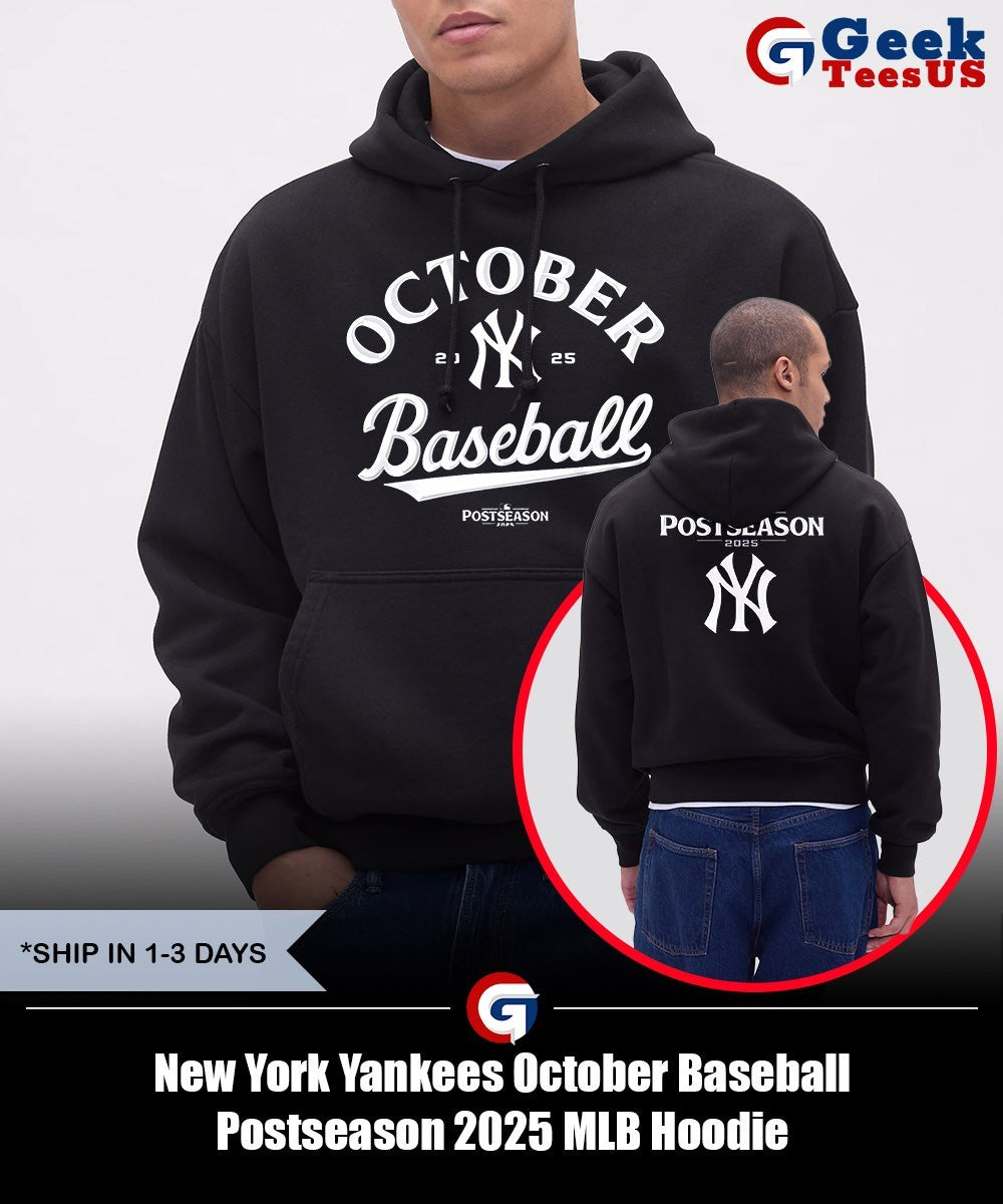 New York Yankees October Baseball Postseason 2025 MLB shirt