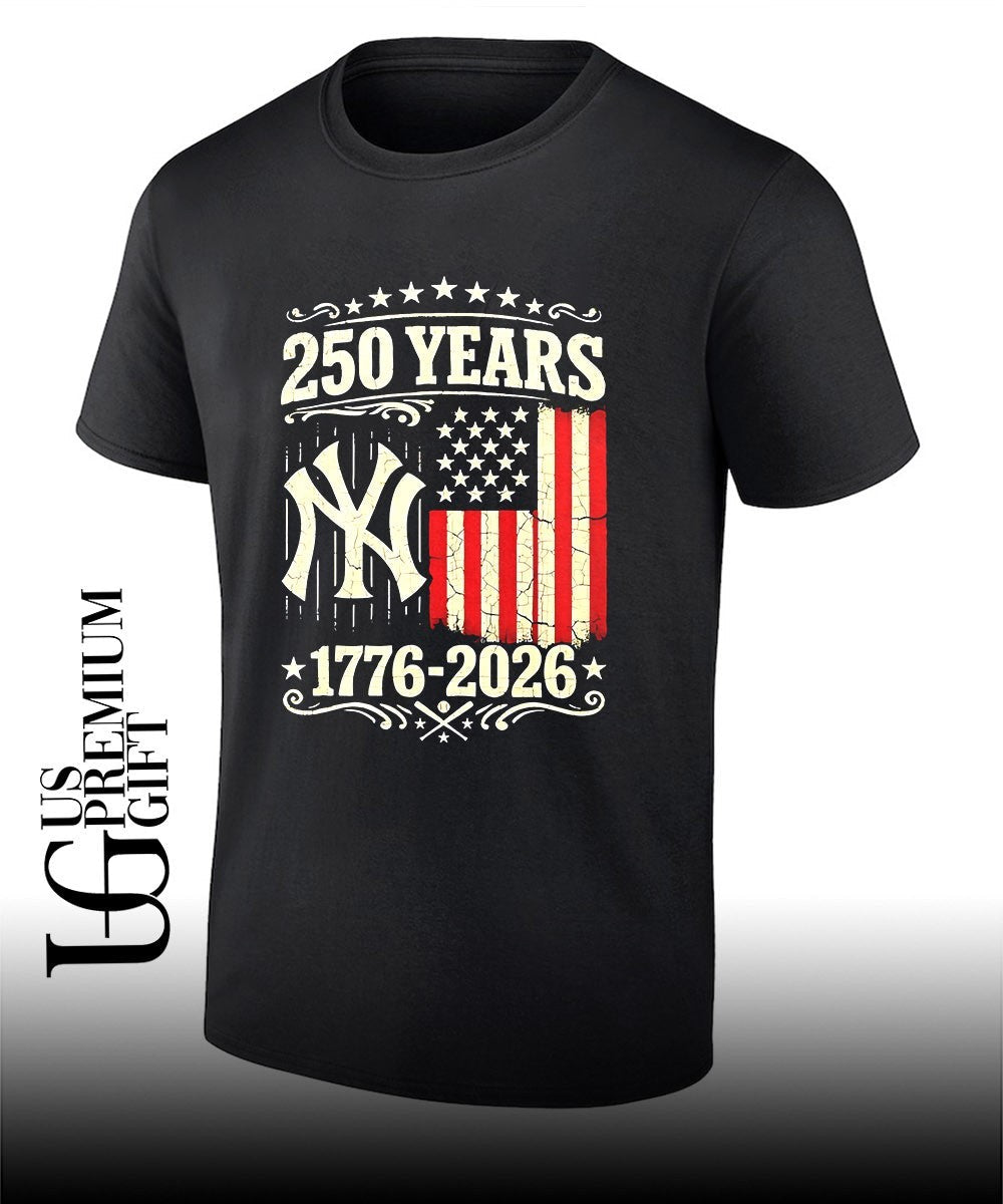 New York Yankees USA 250th years anniversary 1776 to 2026 shirt