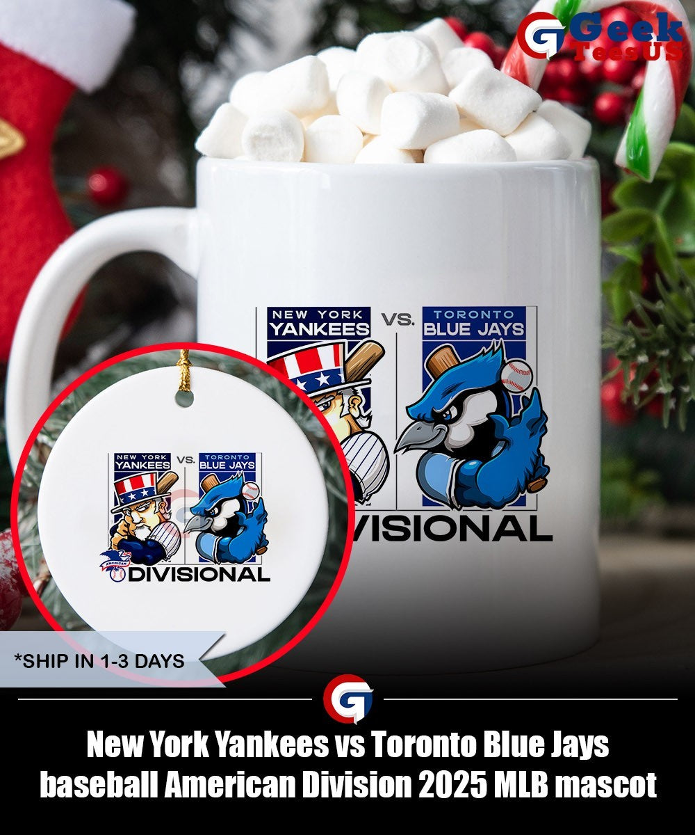 New York Yankees vs Toronto Blue Jays baseball American Division 2025 MLB mascot shirt