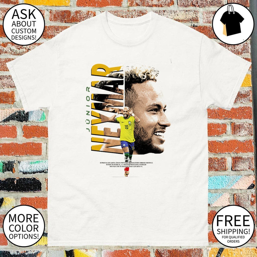 Neymar Junior Brazil Soccer player Neymar Da Silva Santos Junior World Cup 2026 shirt