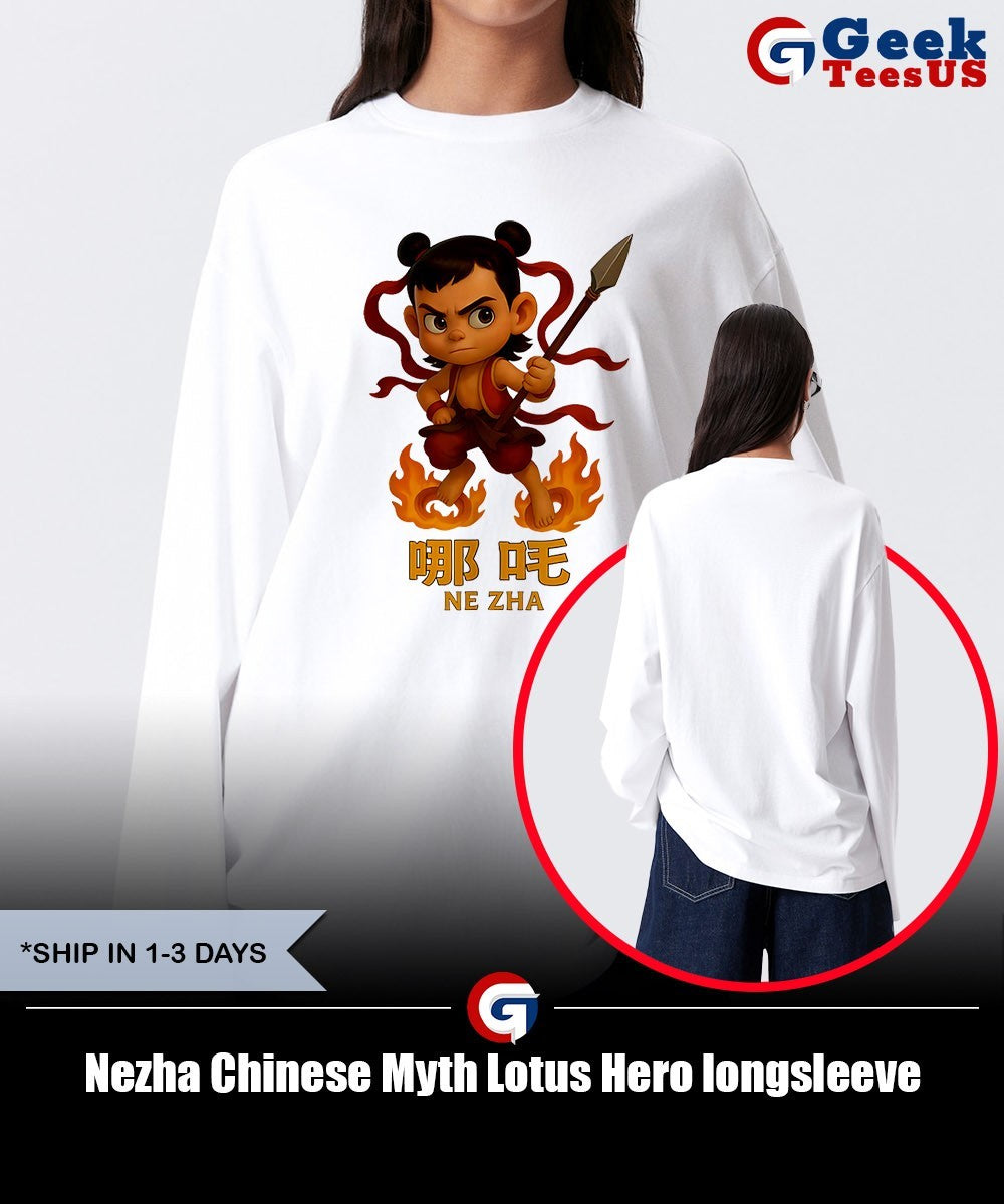 Nezha Chinese Myth Lotus Hero shirt
