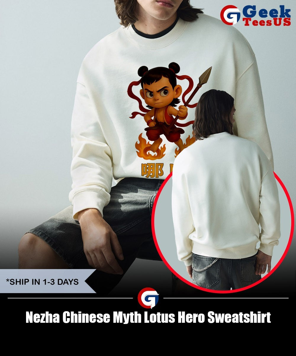 Nezha Chinese Myth Lotus Hero shirt