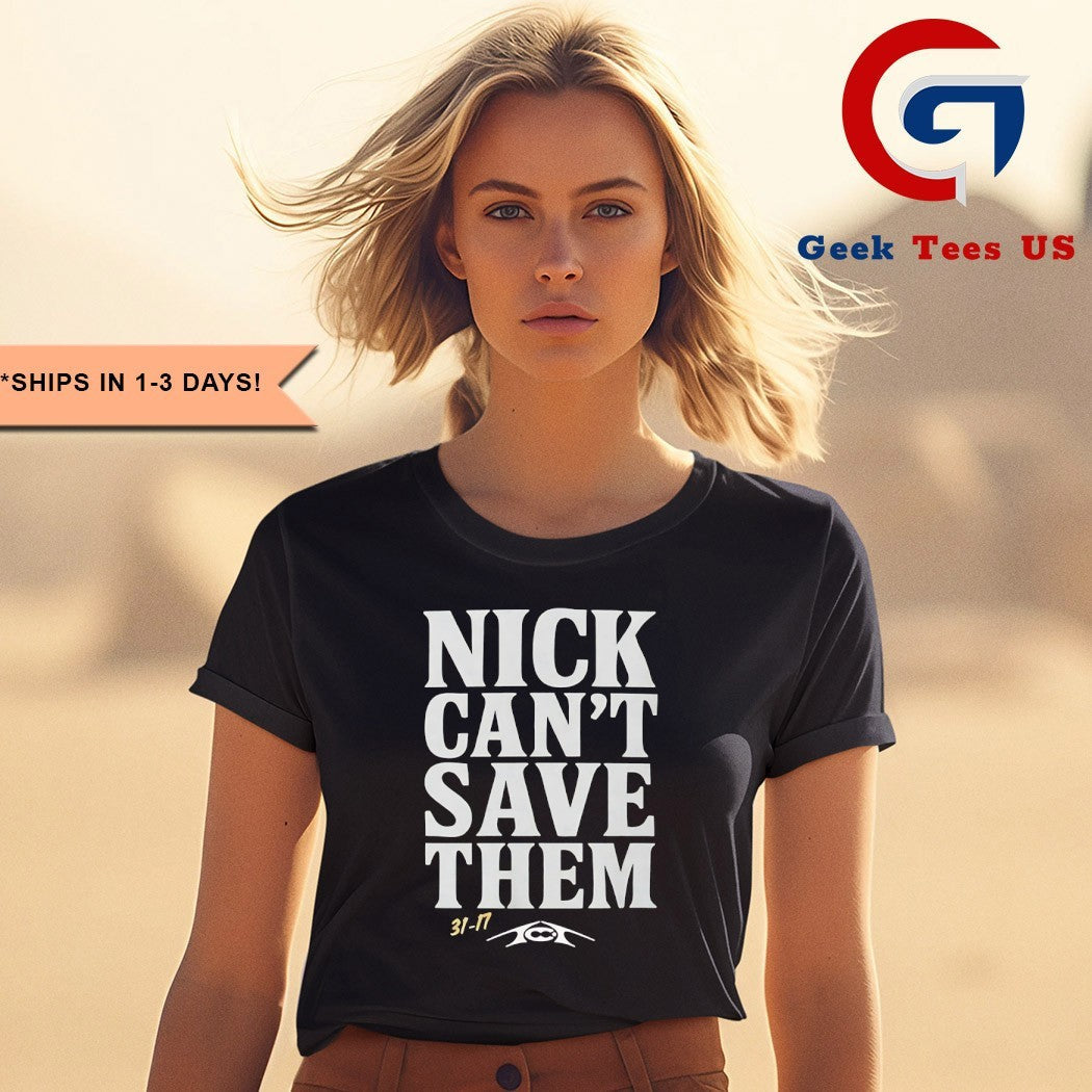 Nick Can’t Save Them Tommy Castellanos Florida State Seminoles Football shirt