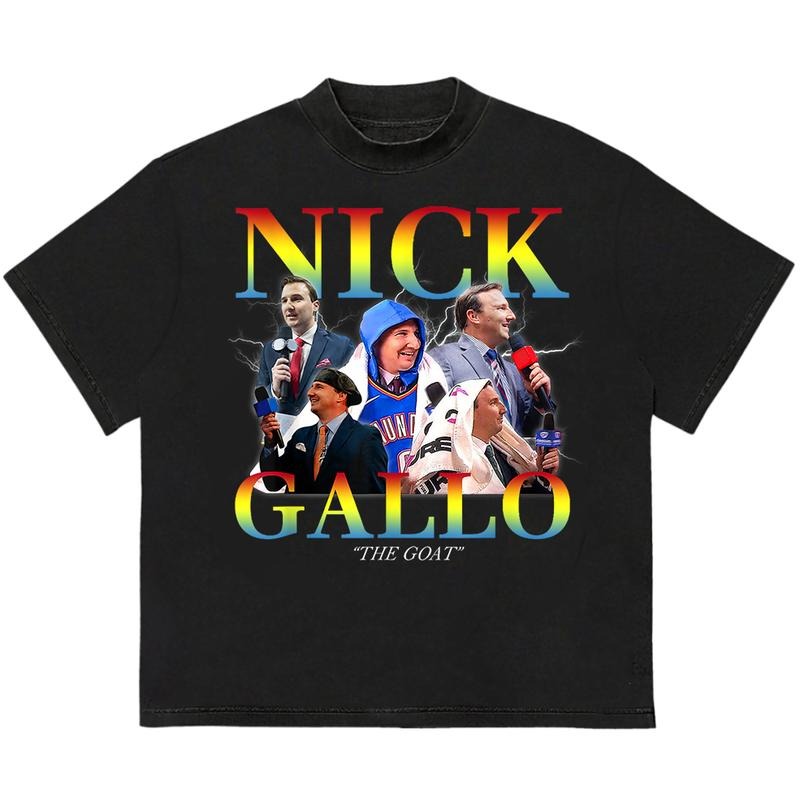 Nick Gallo The Goat T-Shirt Unique Design for Everyday Wear Pair with Anything Hoodie, Sweatshirt | HypeDripTees.com