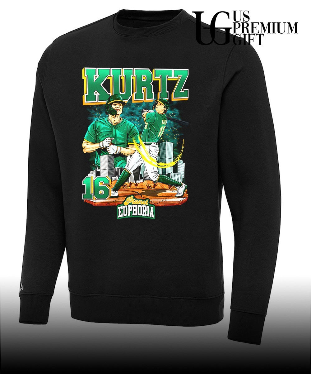 Nick Kurtz Athletics baseball Planet Euphoria graphic shirt