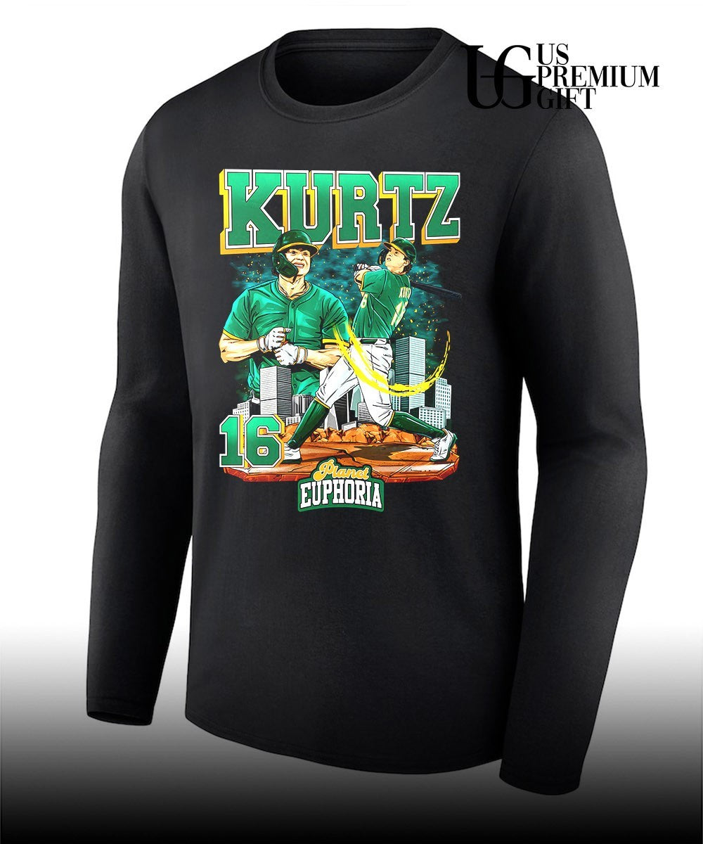Nick Kurtz Athletics baseball Planet Euphoria shirt