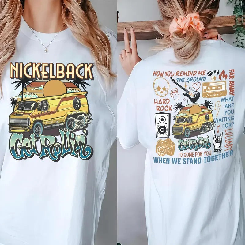 Nickelback Upcoming Tour 2024 Tshirt, Sweatshirt, Hoodie | HypeDripTees.com