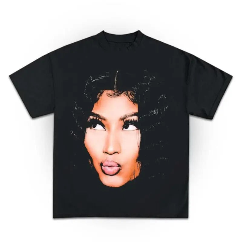 Nicki Girl Minajj Rap Graphic T-Shirt - Oversized Streetwear Tee Hoodie, Sweatshirt | HypeDripTees.com