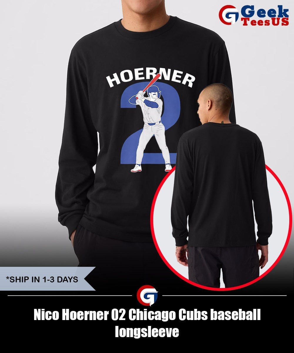 Nico Hoerner 02 Chicago Cubs baseball shirt