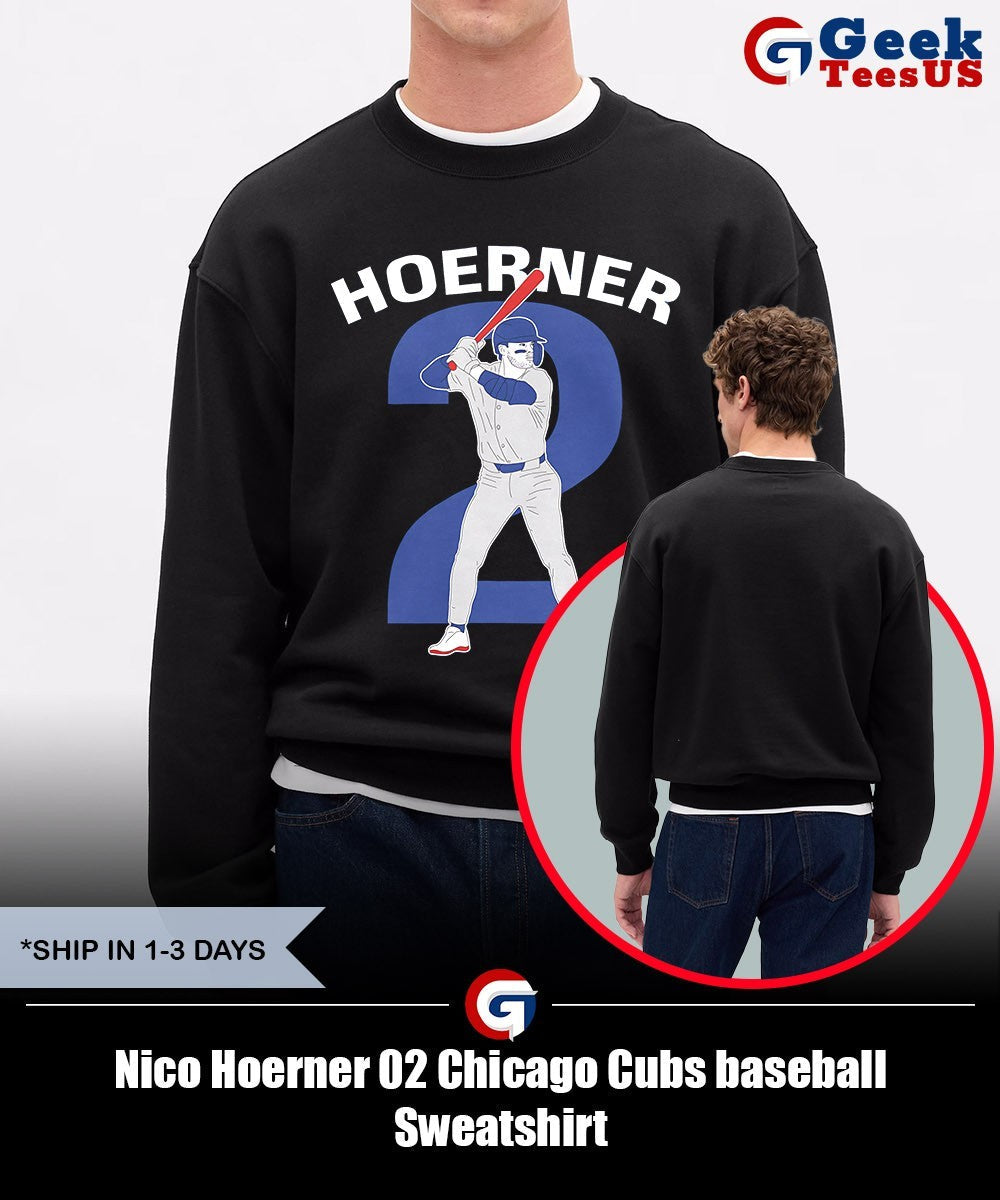 Nico Hoerner 02 Chicago Cubs baseball shirt