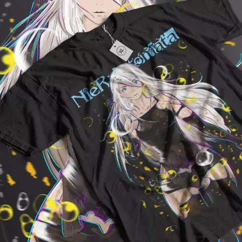 Nier Automata T-Shirt YoRHa 2A Anime Waifu Girl,Cyber Punk T-shirt All Size Hoodie, Sweatshirt | HypeDripTees.com