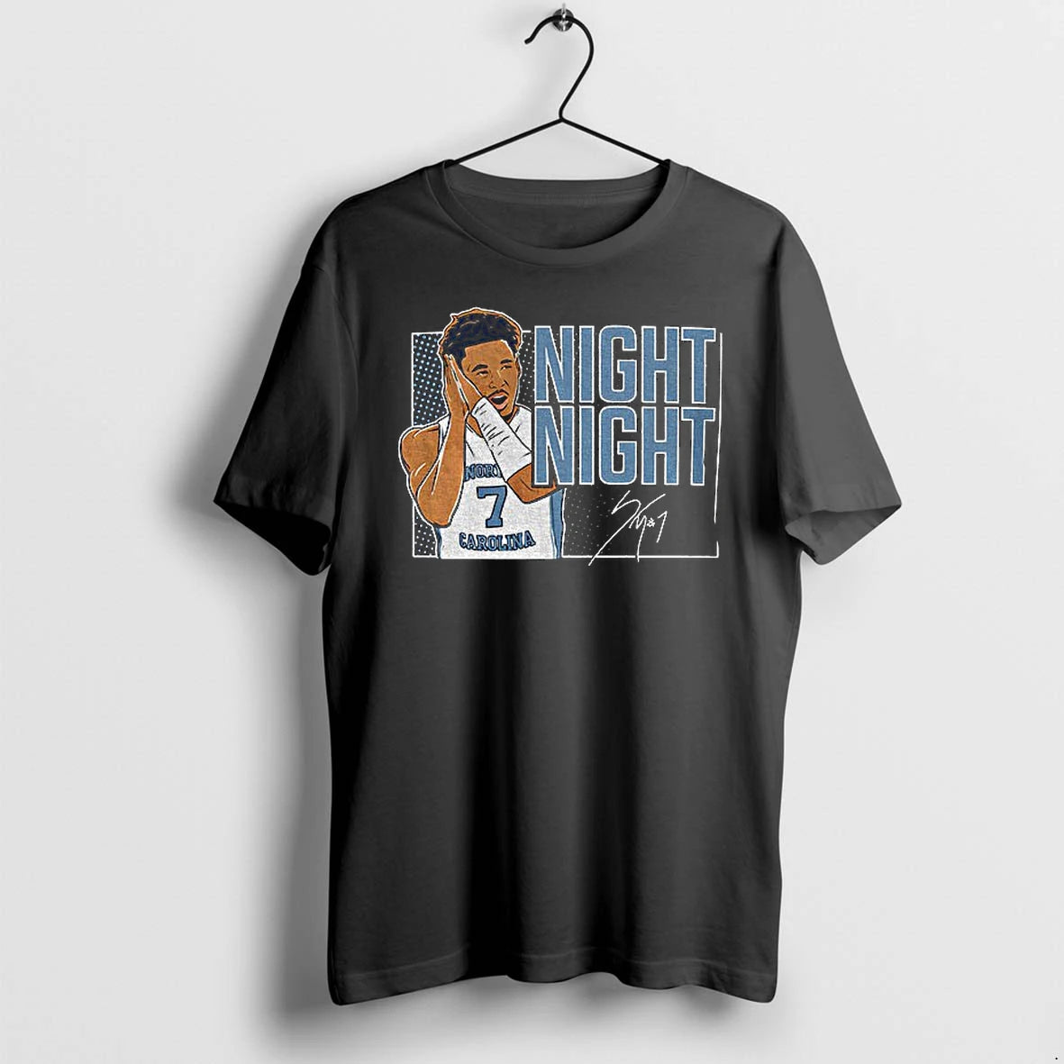 Night Night Pose Seth Trimble North Carolina Basketball Tshirts Sweater Hoodie, Sweatshirt | HypeDripTees.com