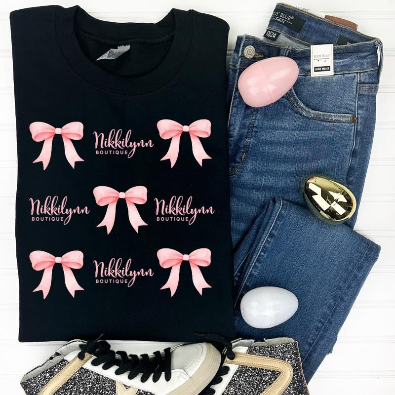 Nikkilynn Coquette Gildan Sweatshirt T-Shirts, Hoodie | HypeDripTees.com