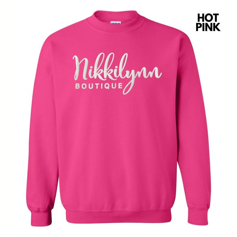 Nikkilynn White PUFF Sweatshirt 'NLB' T-Shirts, Hoodie | HypeDripTees.com