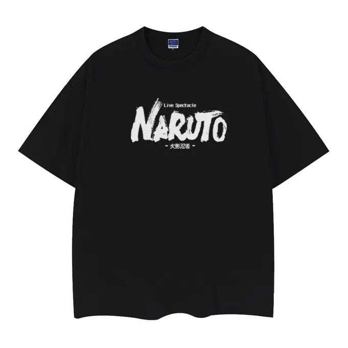 Ninja "LOGO" Vintage Oversized Tee Anime T-shirt 100% Cotton Original Design Men's Top Casual Streetwear Hoodie, Sweatshirt